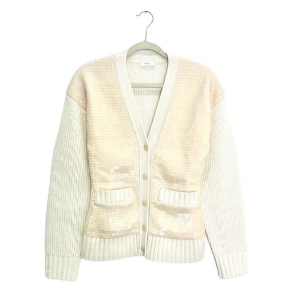 A.L.C. Merino Wool sequin cardigan - Picture 4 of 7